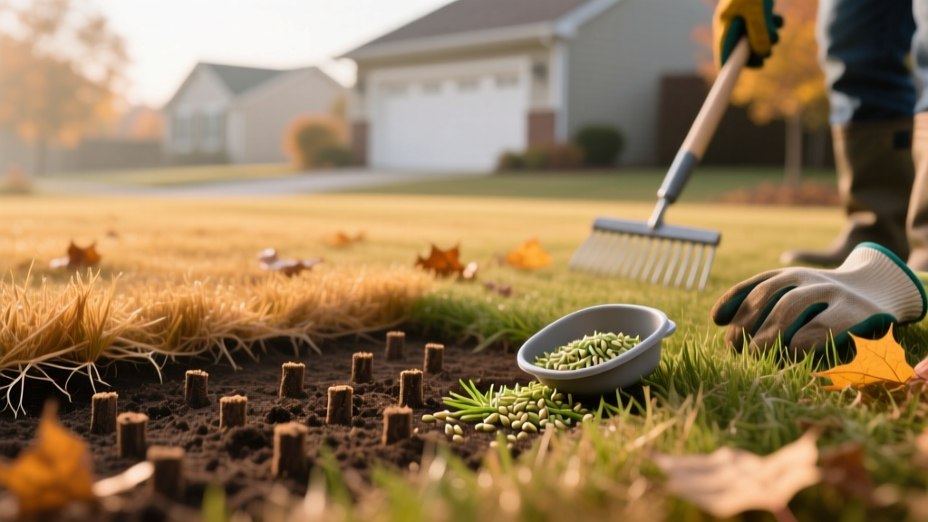 Fall Lawn Care: Overseeding and Aeration