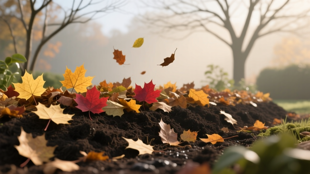 Fall Mulching with Leaves for Soil Health