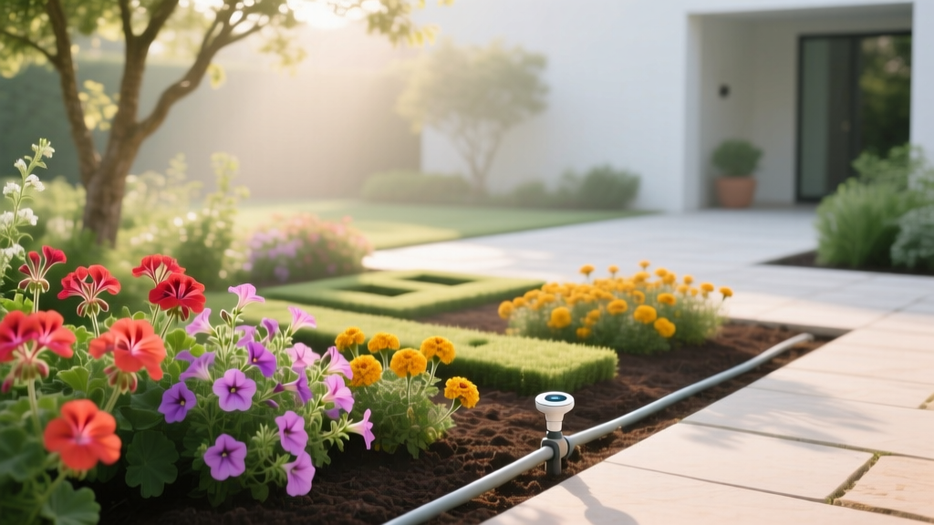 Summer Flower Bed Watering Strategies