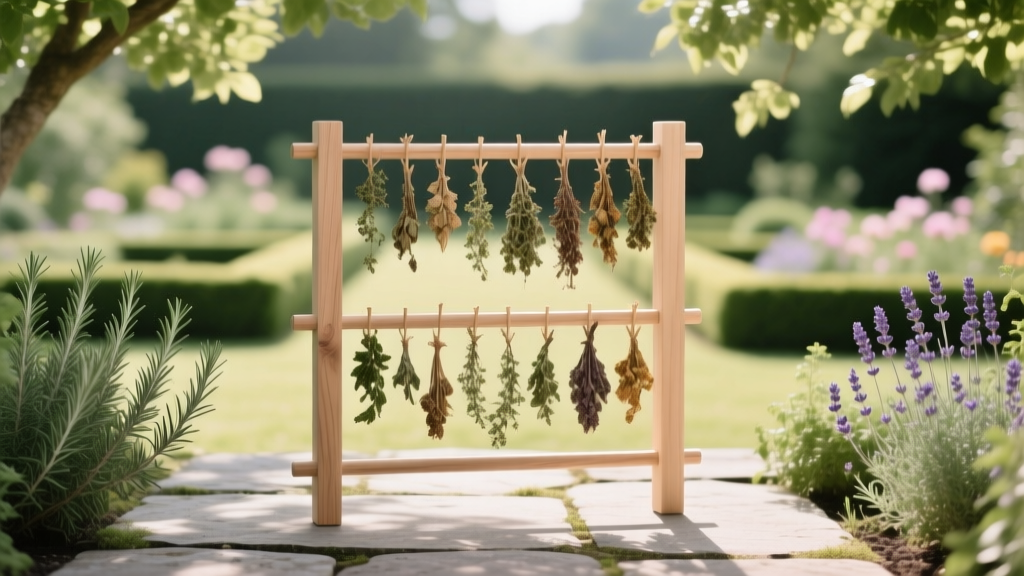Summer Garden: Building a Simple Drying Rack for Herbs