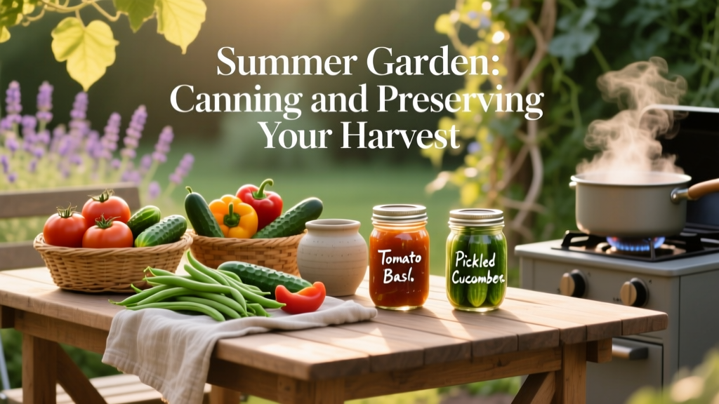Summer Garden: Canning and Preserving Your Harvest