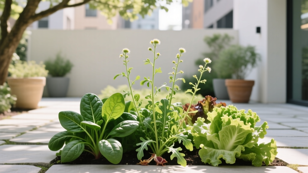 Summer Garden: Managing Bolting Greens in Heat