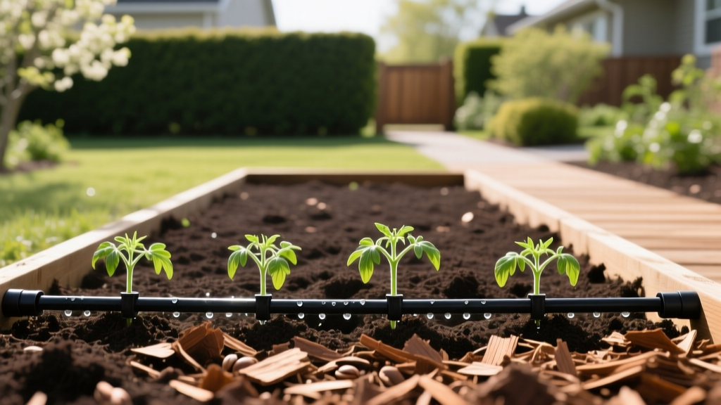 Summer Garden Prep: Mulch and Irrigation Setup