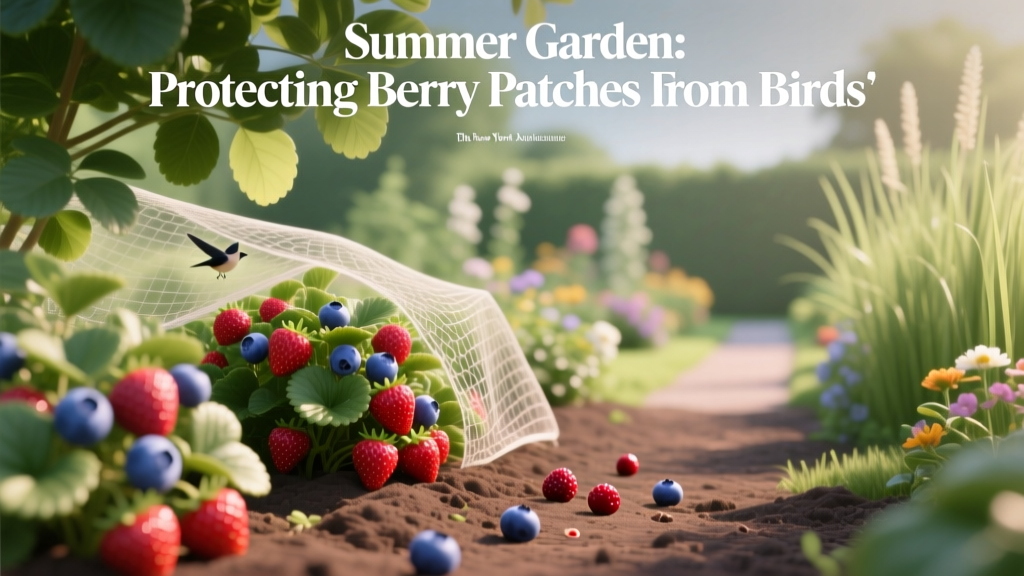 Summer Garden: Protecting Berry Patches from Birds