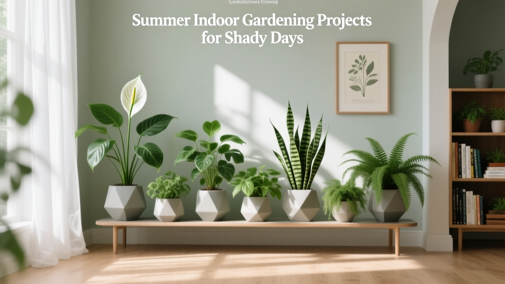 Summer Indoor Gardening Projects for Shady Days