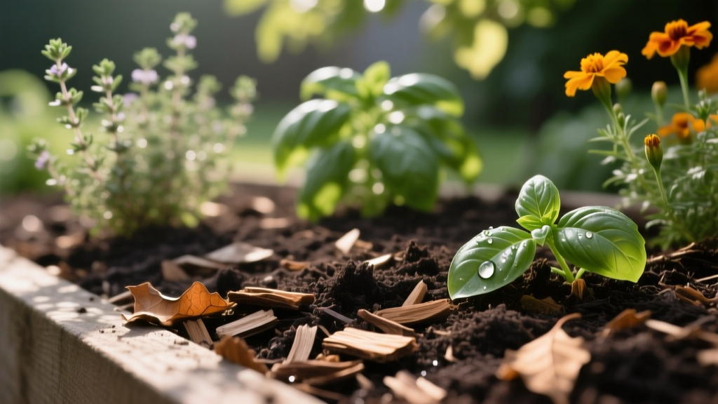 Summer Mulching to Retain Moisture