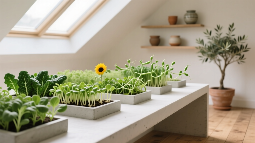 Winter Garden: Indoor Microgreen Production