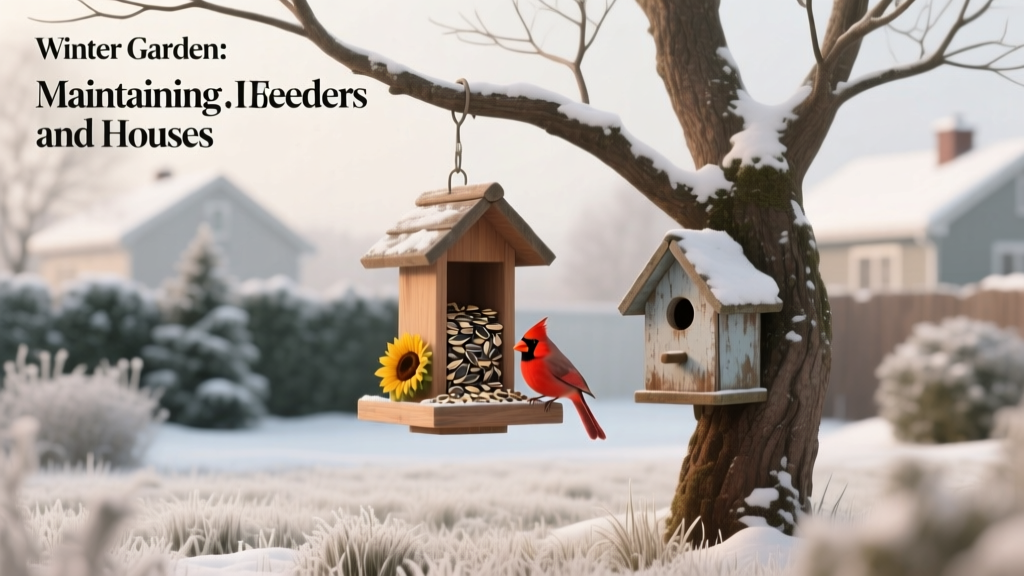 Winter Garden: Maintaining Bird Feeders and Houses