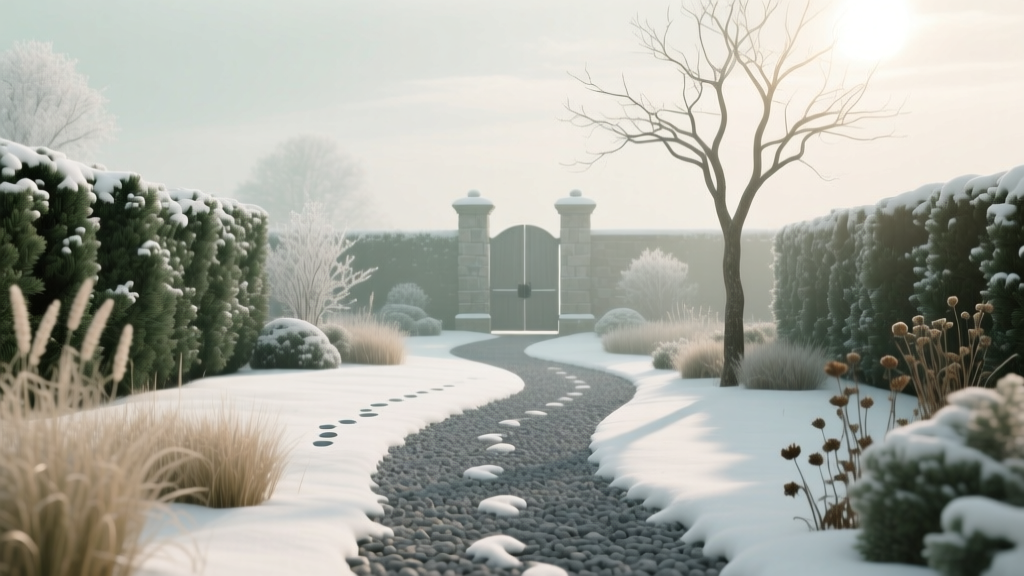 Winter Garden: Planning Garden Path Improvements
