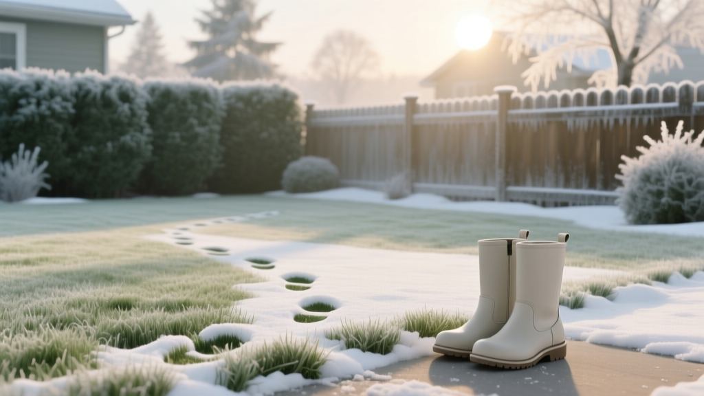 Winter Lawn Care: Minimizing Damage and Traffic