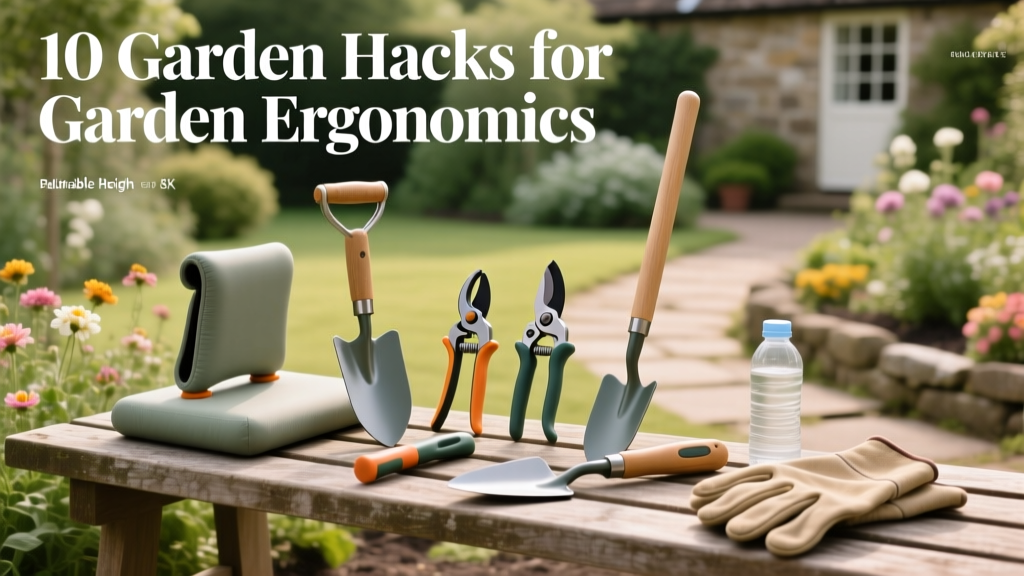 10 Garden Hacks for Garden Ergonomics