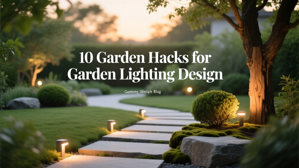 10 Garden Hacks for Garden Lighting Design