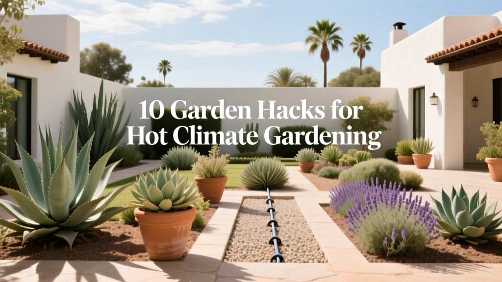 10 Garden Hacks for Hot Climate Gardening