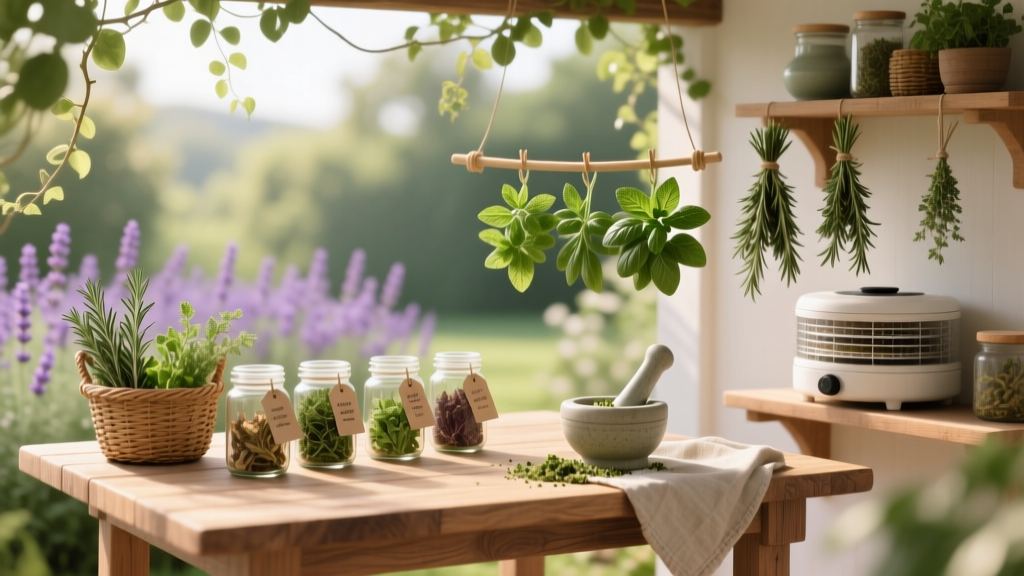 10 Garden Hacks for Herb Drying and Storage