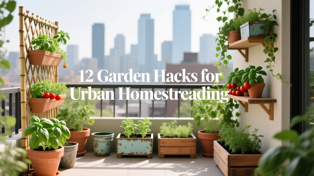 12 Garden Hacks for Urban Homesteading