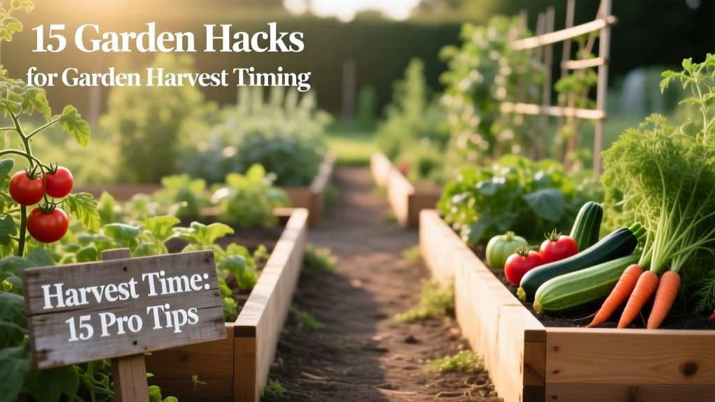 15 Garden Hacks for Garden Harvest Timing