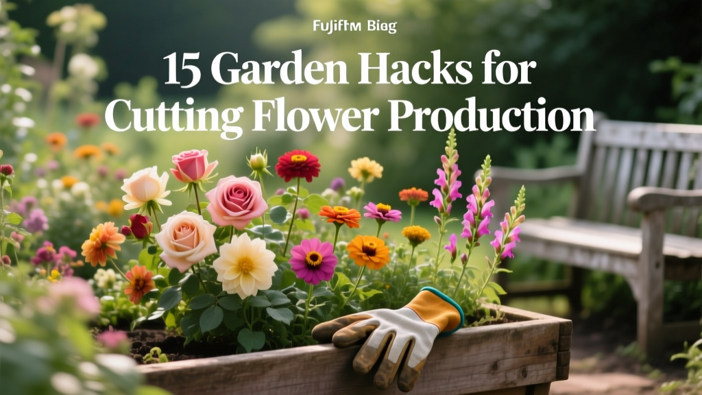15 Garden Hacks for Cutting Flower Production