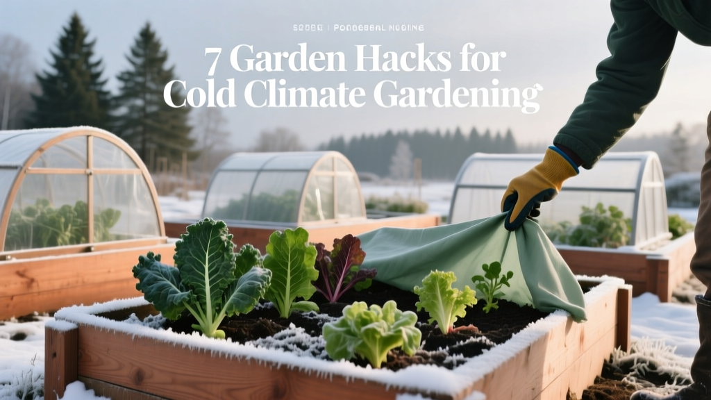 7 Garden Hacks for Cold Climate Gardening
