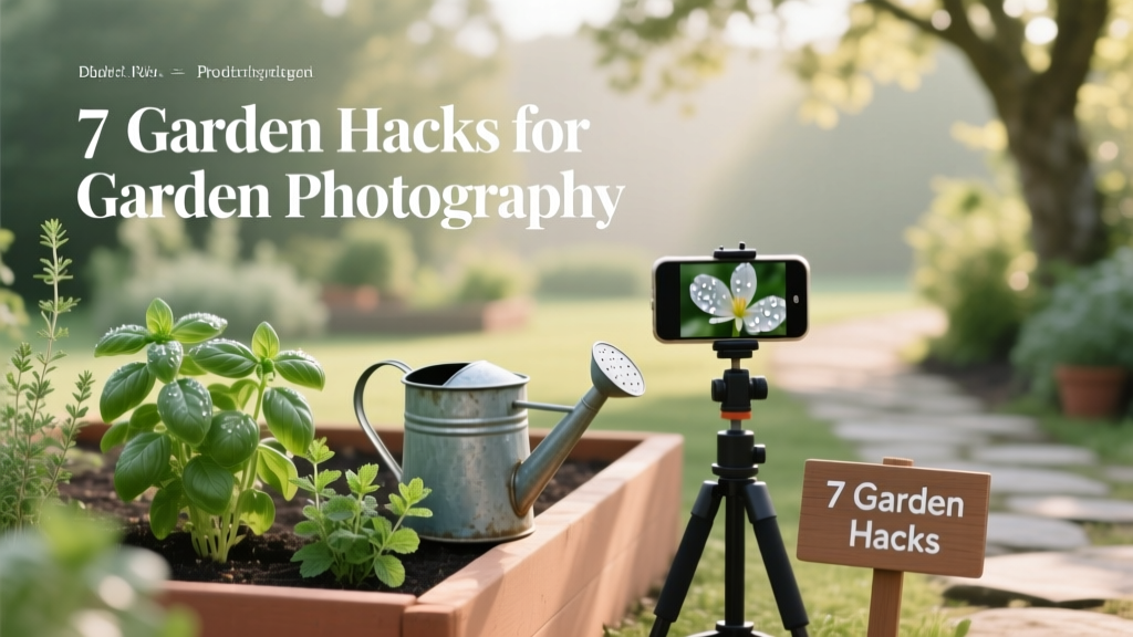 7 Garden Hacks for Garden Photography