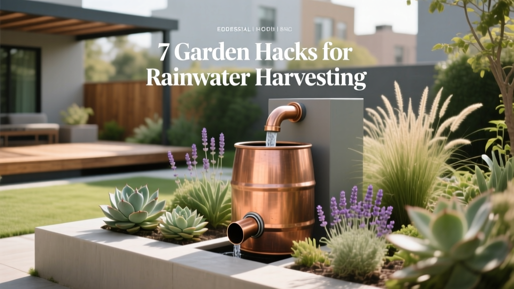 7 Garden Hacks for Rainwater Harvesting