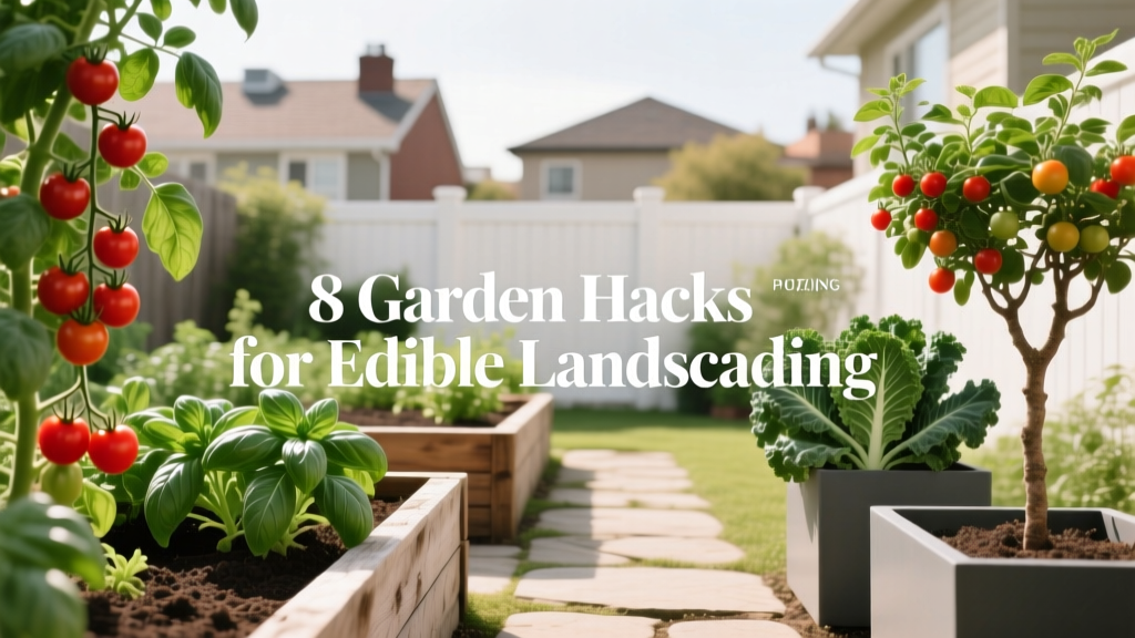 8 Garden Hacks for Edible Landscaping