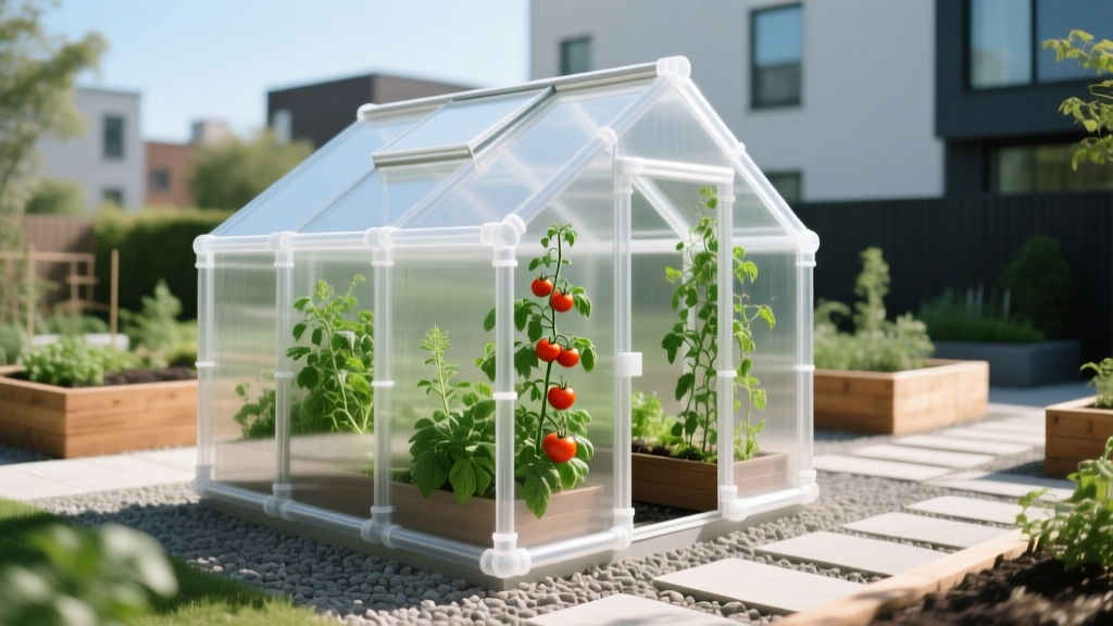 Building a Greenhouse from PVC and Plastic