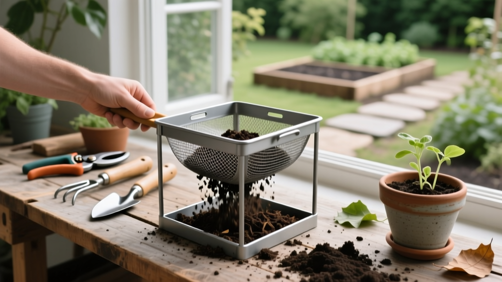 Building a Garden Compost Sifter