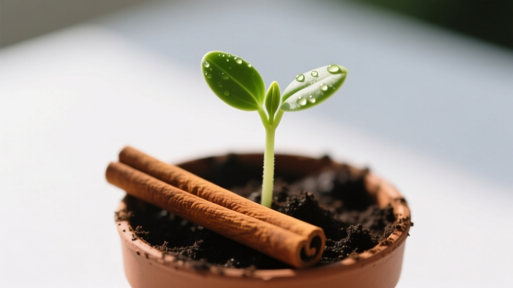 Cinnamon as a Natural Fungicide for Seedlings