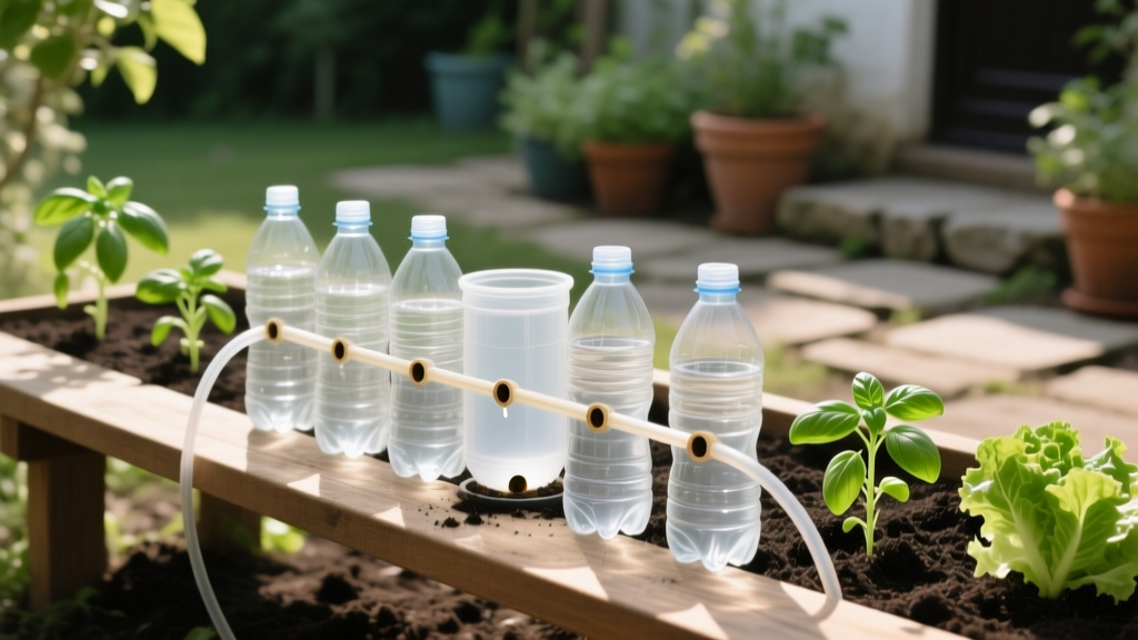 DIY Drip Irrigation from Recycled Bottles