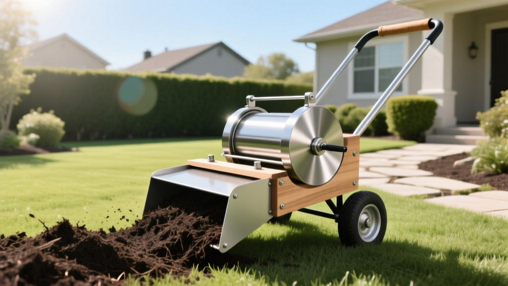 DIY Garden Mulch Spreader Attachment