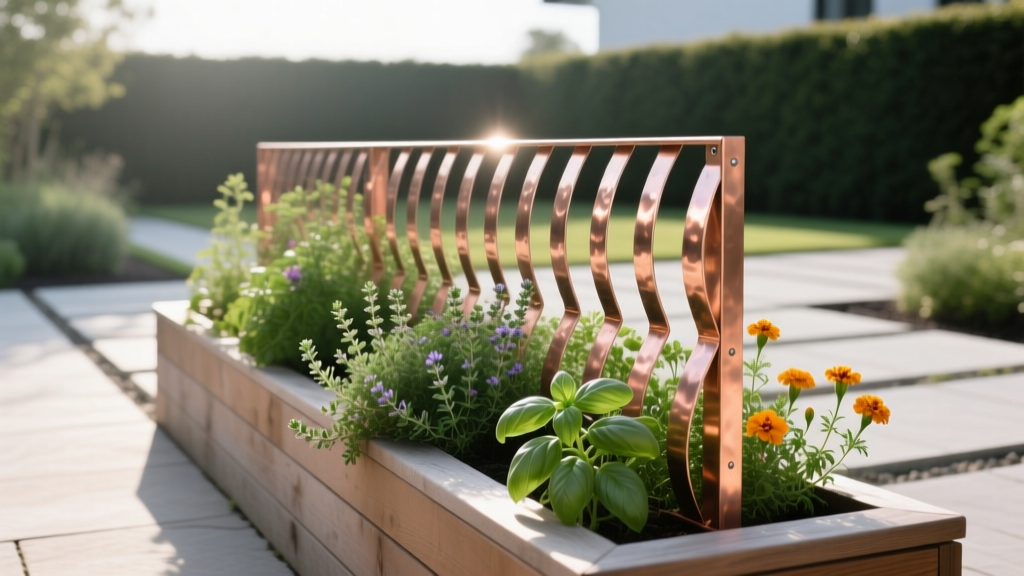 DIY Garden Pest Barrier from Copper