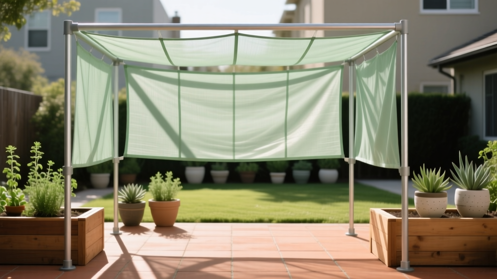 DIY Garden Shade Cloth Frame