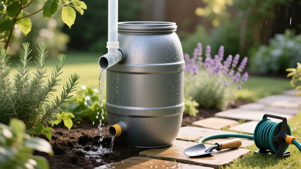 DIY Rain Barrel Setup for Water Conservation