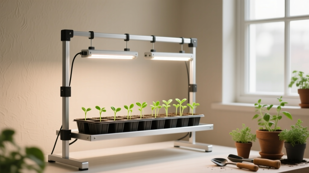 DIY Seed Starting Light Stand