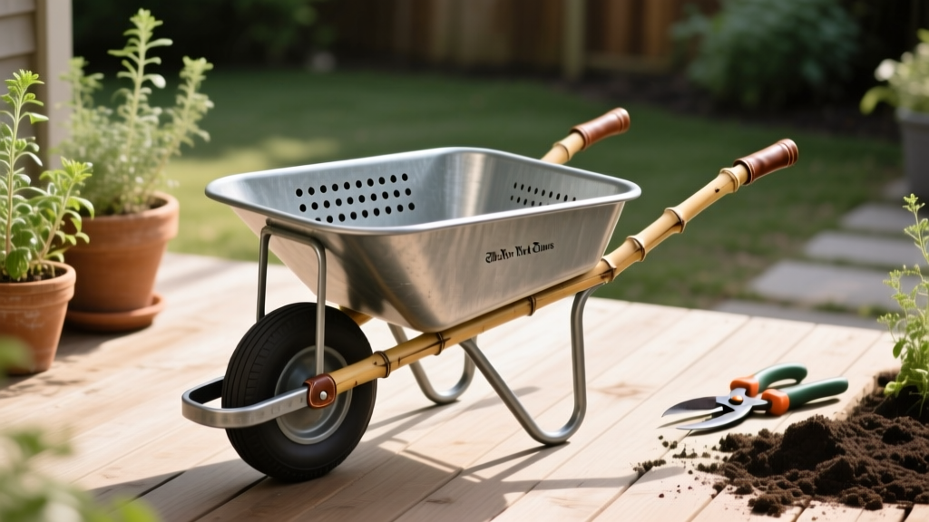 DIY Garden Wheelbarrow Upgrade