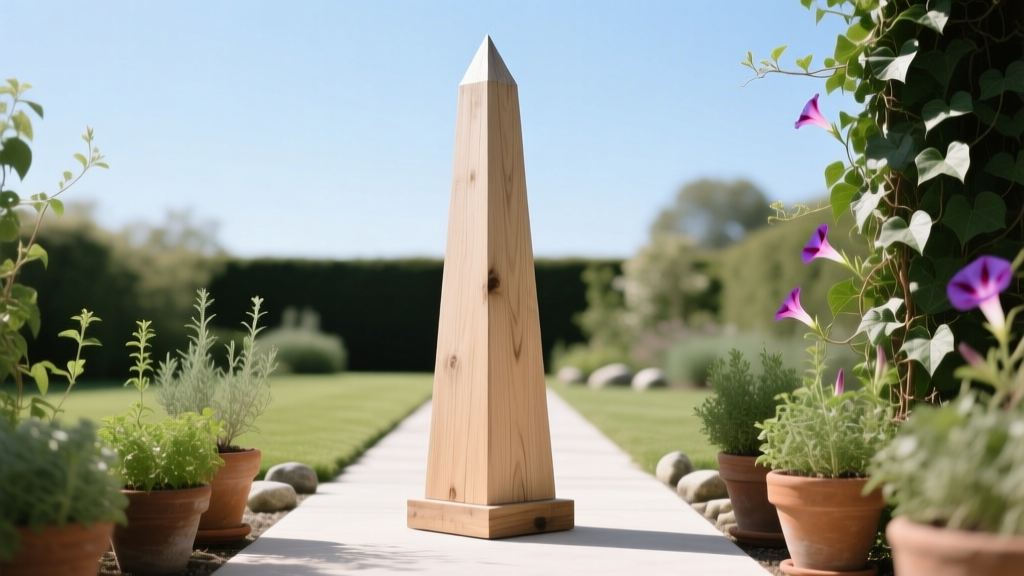 How to Build a Simple Garden Obelisk
