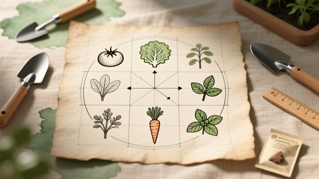 Making a Garden Plant Rotation Chart