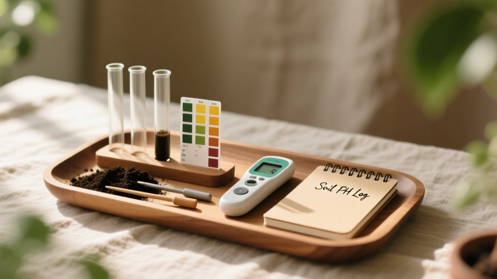 Making a Garden Soil pH Testing Log
