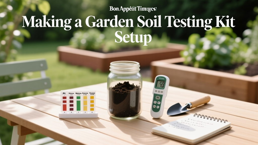 Making a Garden Soil Testing Kit Setup