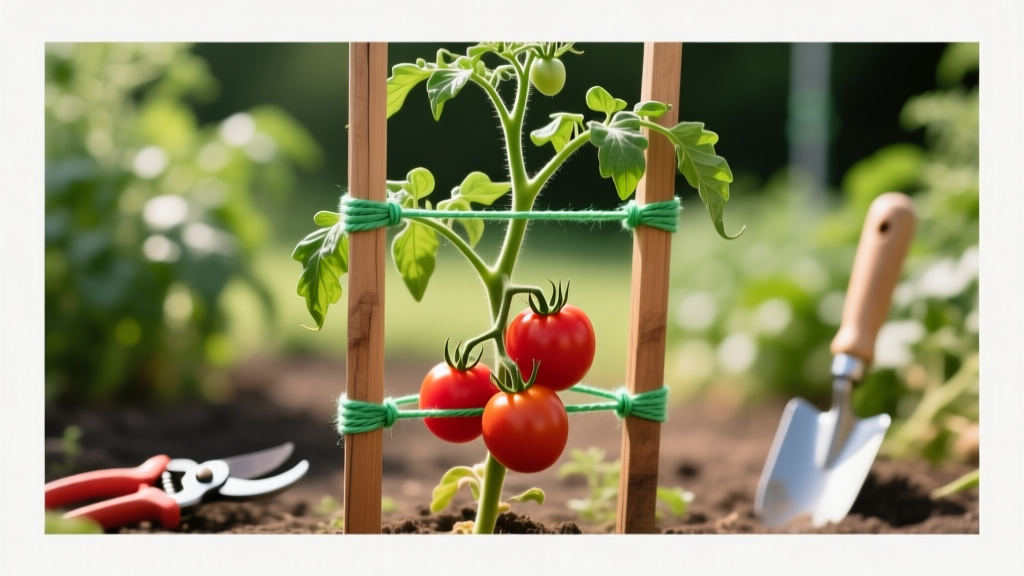 The Secret to Perfect Tomato Staking Every Time