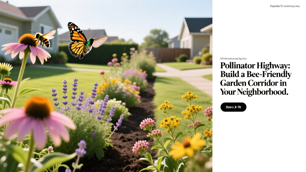 Pollinator Highway: Build a Bee-Friendly Garden Corridor in Your Neighborhood