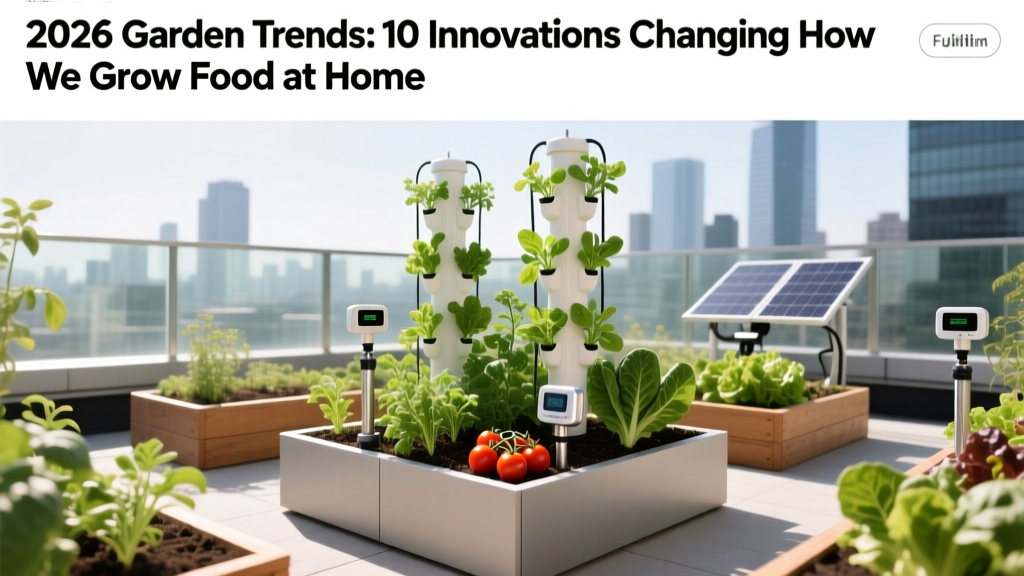 2026 Garden Trends: 10 Innovations Changing How We Grow Food at Home