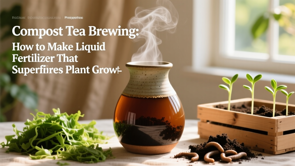 Compost Tea Brewing: How to Make Liquid Fertilizer That Supercharges Plant Growth
