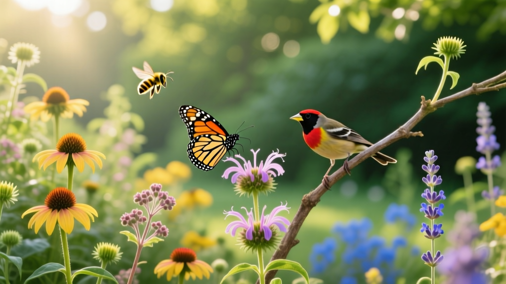 Summer Wildlife Garden: Create Habitat for Birds, Bees, and Butterflies This Season