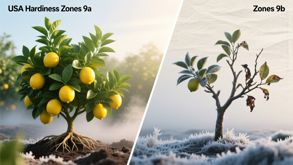 Zone 9a vs 9b: When That 5°F Difference Kills Citrus