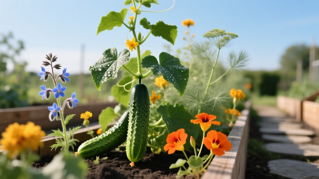 Best Cucumber Companion Plants for Higher Yields & Pest Control