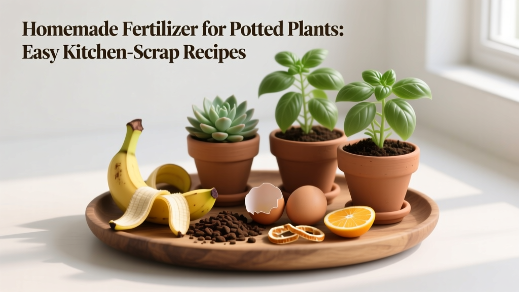 Homemade Fertilizer for Potted Plants: Easy Kitchen-Scrap Recipes
