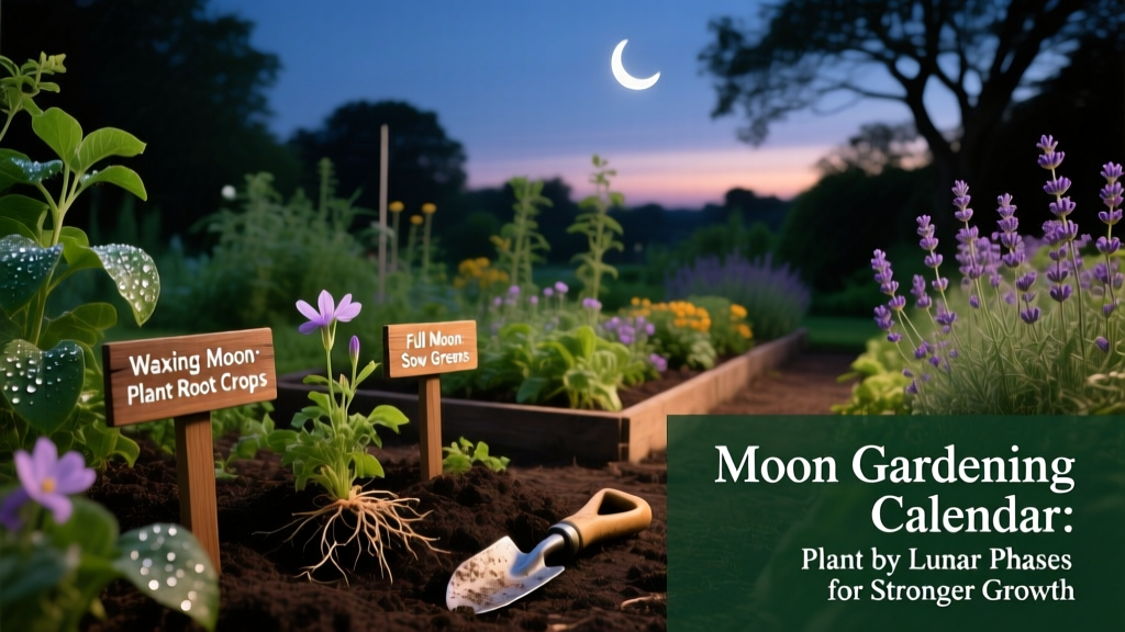 Moon Gardening Calendar: Plant by Lunar Phases for Stronger Growth