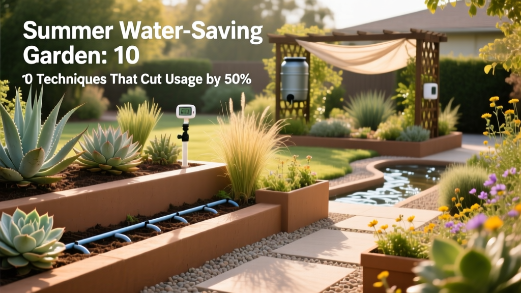 Summer Water-Saving Garden: 10 Techniques That Cut Usage by 50%