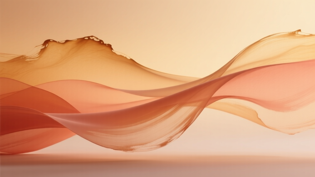 Abstract warm gradient background with soft shapes